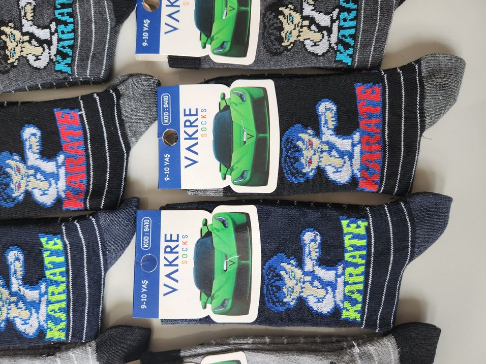 Erkek çocuk çorap 9/10 yaş - Görsel 4