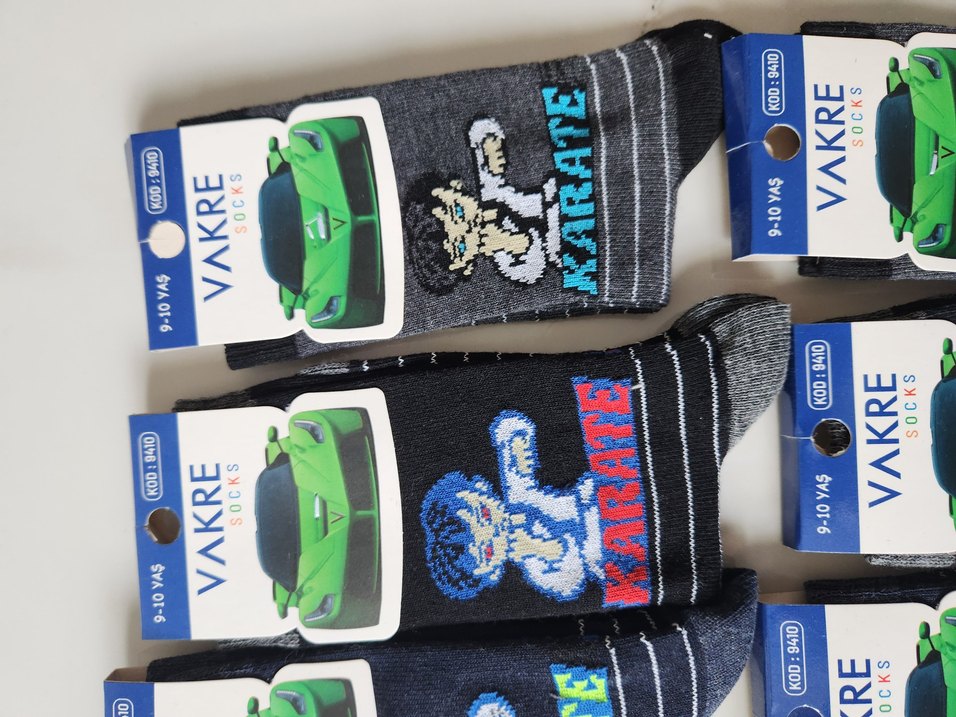 Erkek çocuk çorap 9/10 yaş - Görsel 3