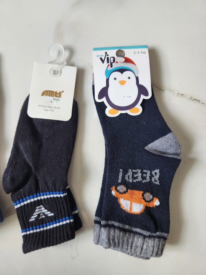 Erkek Çocuk desenli çorap - Görsel 4