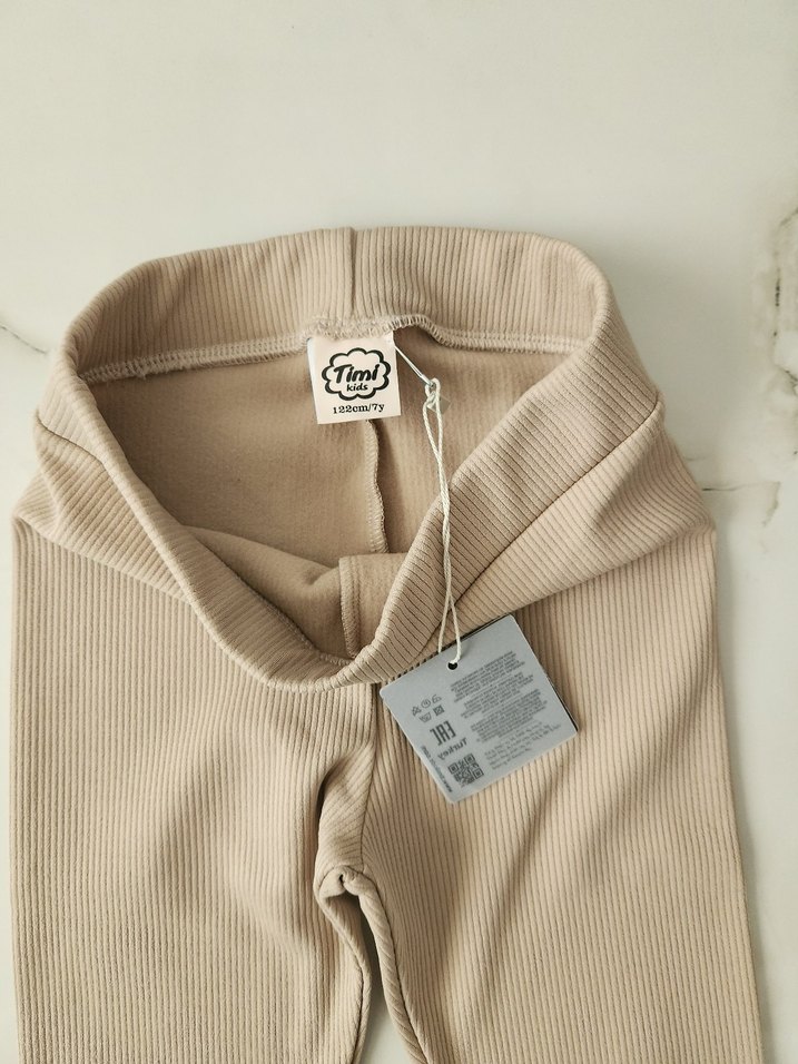 Kız Çocuk Bej Tayt - Görsel 2