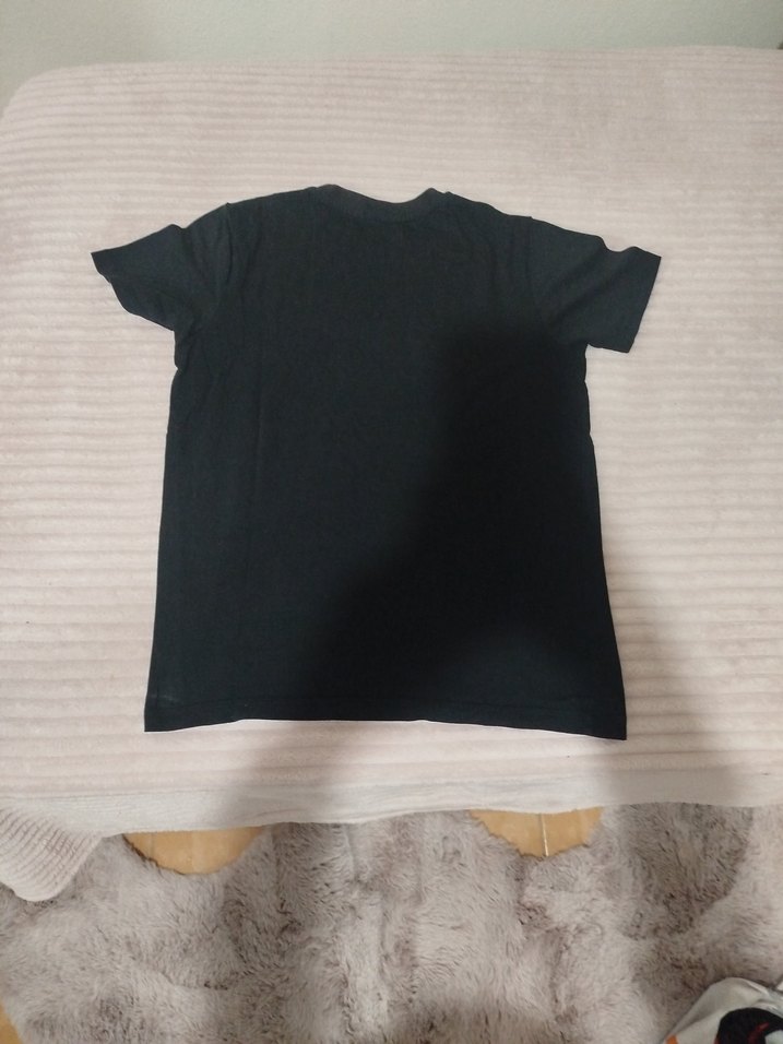 Erkek Siyah Kısa Kollu Fitted Tişört - Görsel 2