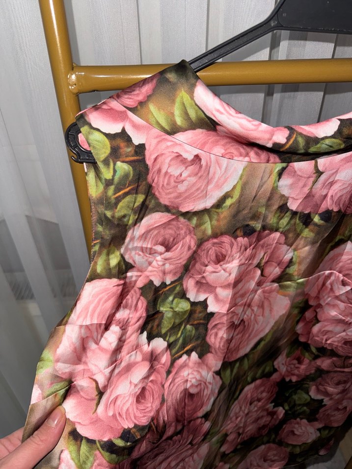 Gusto Çiçek Desenli Salaş Bluz - Görsel 2