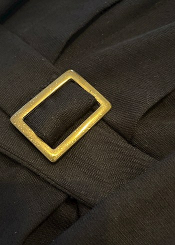 Siyah Bol Kesim Kadın Tulum - Görsel 3