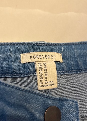 Kadın Mavi Normal Boy Denim Jean - Görsel 4