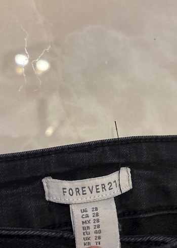 Siyah Kadın Midi Boy Slim Fit Denim Pantolon - Görsel 2