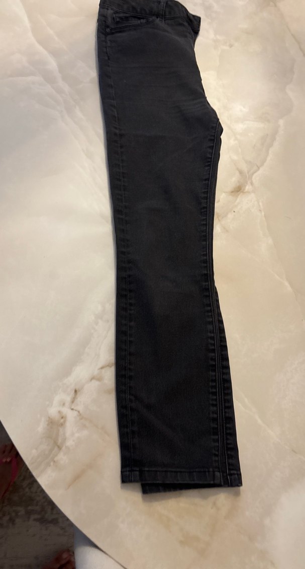 Kadın Siyah Normal Boy Denim Jean - Görsel 4