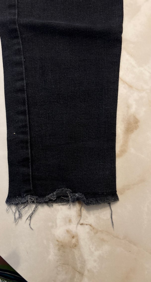 Siyah Regular Fit Kadın Denim Pantolon - Görsel 2