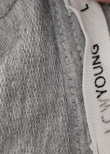 LC Waikiki Gri Kapüşonlu Fermuarlı Kadın Sweatshirt
