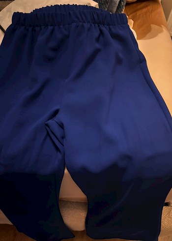 Uzun Kollu İş Kadını Mavisi Nakışlı Kadın Ceketi - Görsel 3