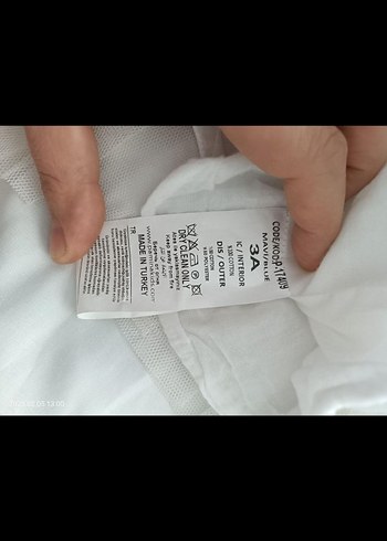 Mavi Nakışlı Kız Çocuk Straplez Elbise - Görsel 4