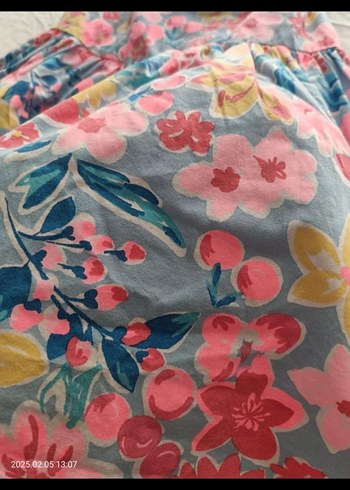 Kolsuz Renkli Kız Çocuk Elbisesi - Görsel 3