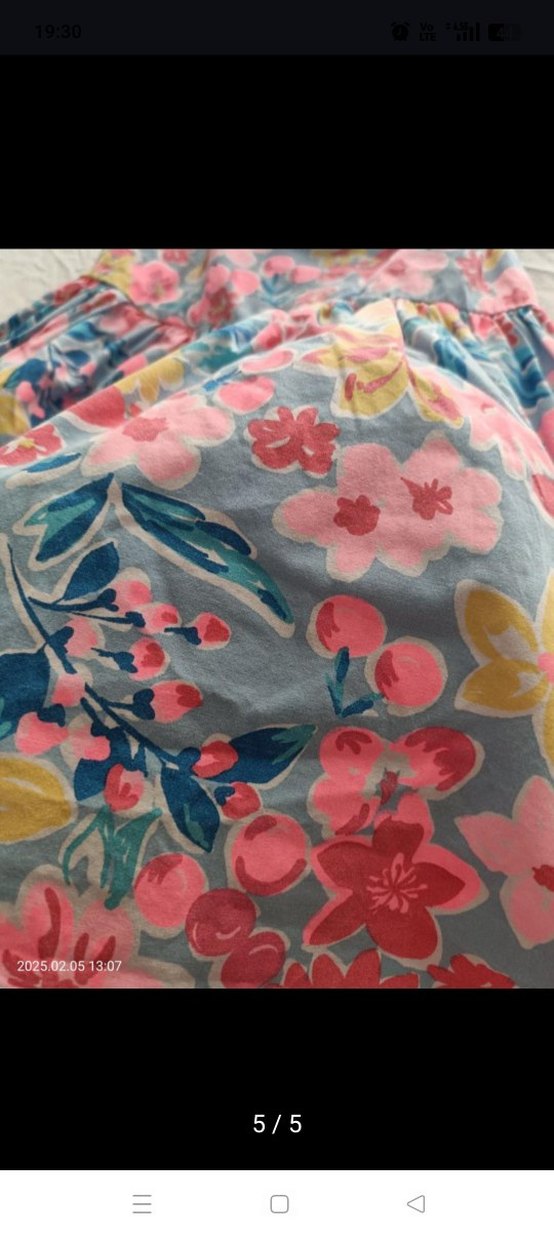 Kolsuz Renkli Kız Çocuk Elbisesi - Görsel 3