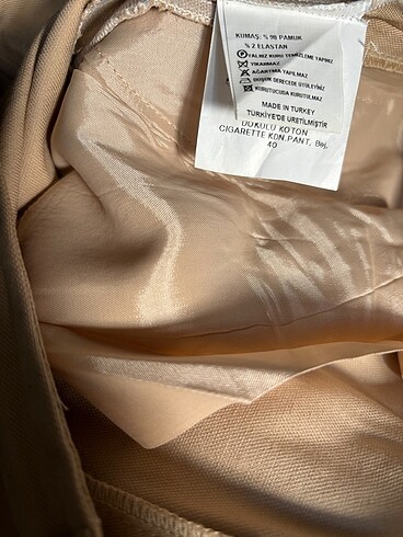 40 Beden camel Renk Beymen clup pantolon