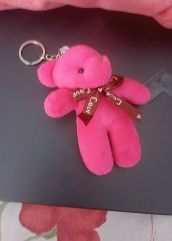  Beden Pembe Peluş Ayıcık Anahtarlık