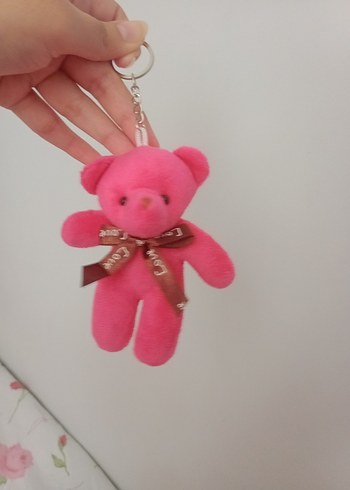 Diğer Pembe Peluş Ayıcık Anahtarlık