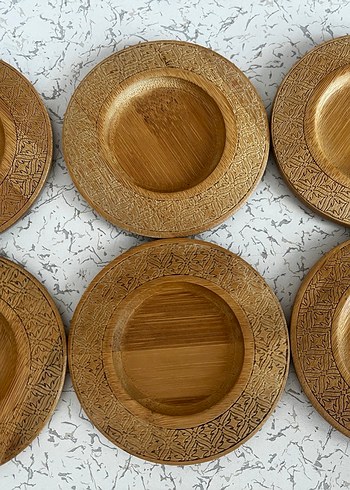 Bambu kahve tabağı