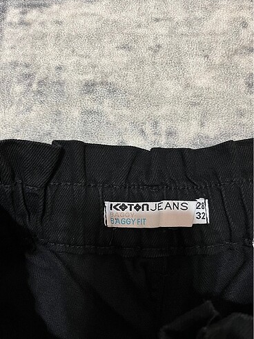 Koton Koton yüksek bel siyah jean