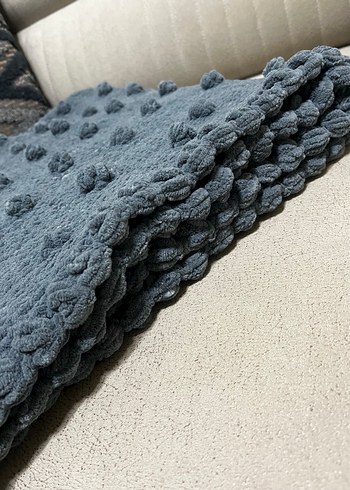 Ponponlu el işi bebek battaniyesi - Görsel 5