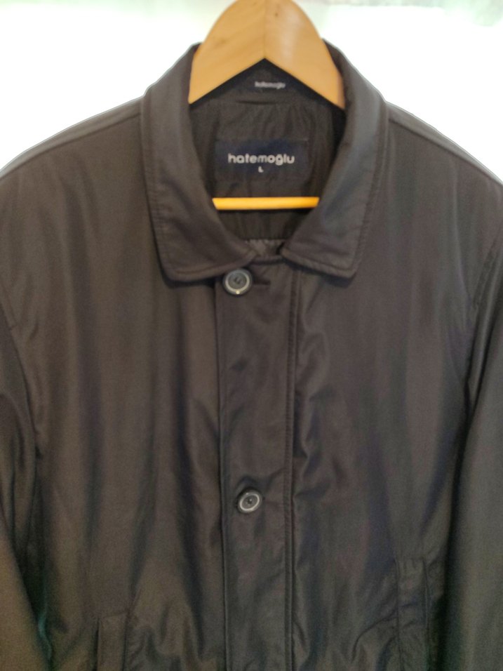 Hatemoğlu Siyah Erkek Kaban L Beden - Görsel 2