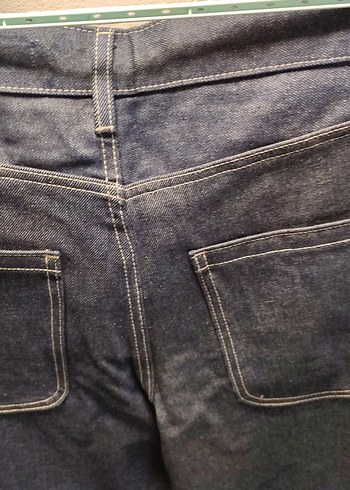 26 Beden Kahverengi Bol Kesim Kadın Denim Pantolon