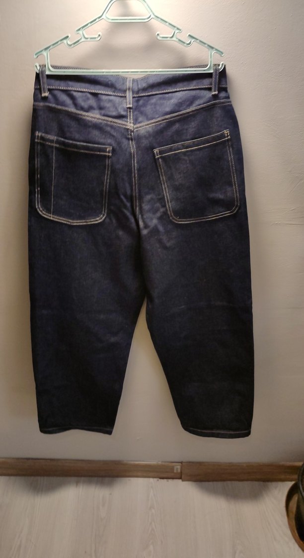 Bol Kesim Kadın Denim Pantolon - Görsel 2