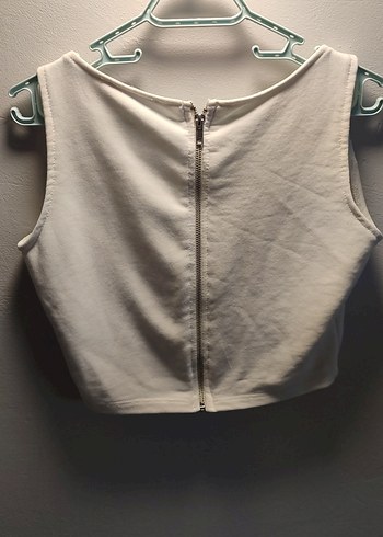 Beyaz Kısa Askısız Kadın Bustiyer - Görsel 2