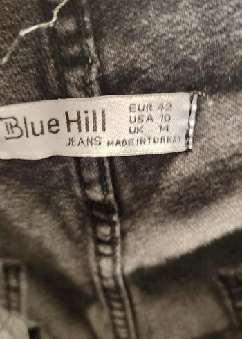 Siyah Bol Kesim Kadın Kot Pantolon - Görsel 3