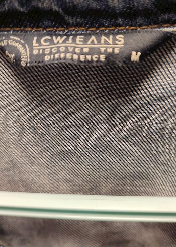 Kadın Mavi Kot Ceket Düğmeli Rahat Kesim - Görsel 2