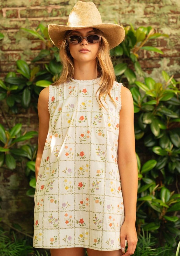 Bohem Tarzı Kolsuz Mini Elbise - Görsel 5