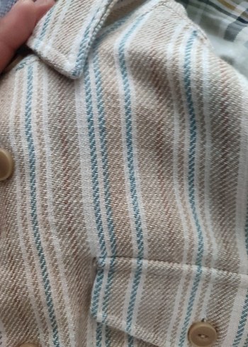 Erkek Bej Bohem Uzun Kollu Gömlek - Görsel 6