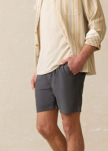 Erkek Bej Bohem Uzun Kollu Gömlek - Görsel 4