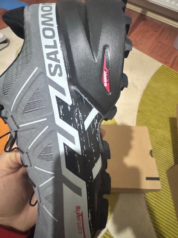 Gri Outdoor Erkek Ayakkabı Velcro Bağcıklı - Görsel 4