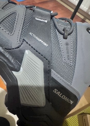 Gri Outdoor Erkek Ayakkabı Velcro Bağcıklı - Görsel 3