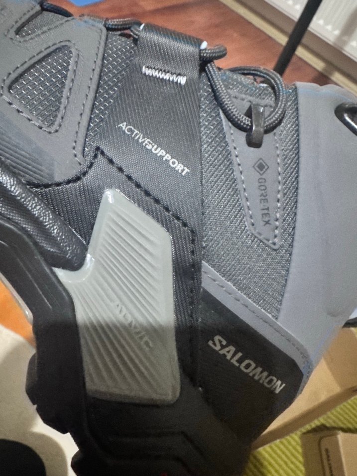 Gri Outdoor Erkek Ayakkabı Velcro Bağcıklı - Görsel 3