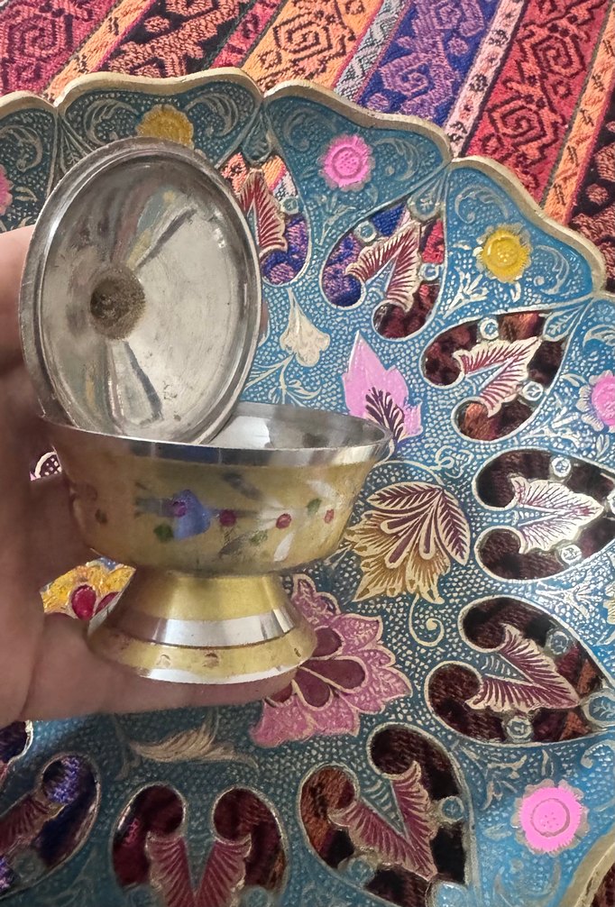 Renkli Desenli Geleneksel Tabak - Görsel 3