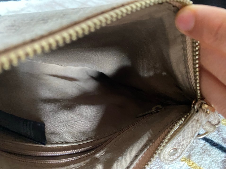 Yılan Desenli Kahverengi Kadın Portföy Çanta - Görsel 3