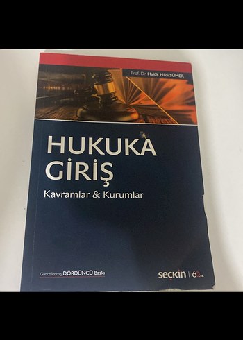 Hukuka Giriş Kavramlar & Kurumlar Kitabı