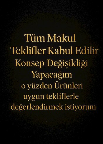 makul teklifler kabul edilir