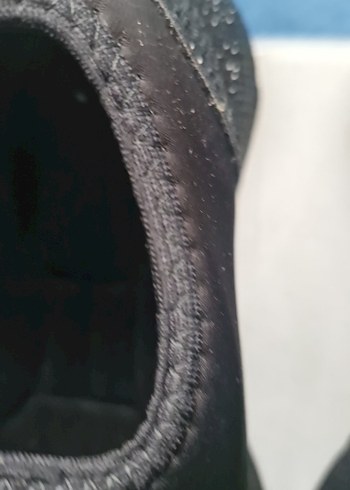 Kadın Siyah Simli  taşlıDolgu Topuk Spor Ayakkabı - Görsel 9