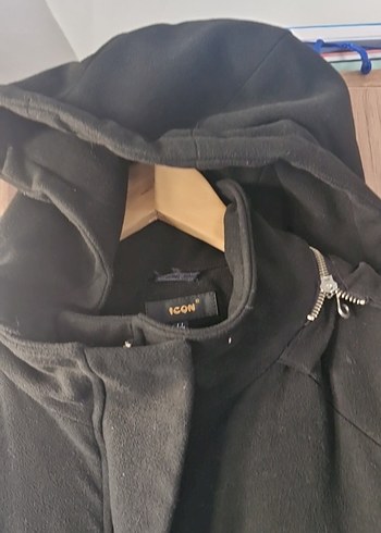 Siyah Midi Goth Kadın Ceket - Görsel 5