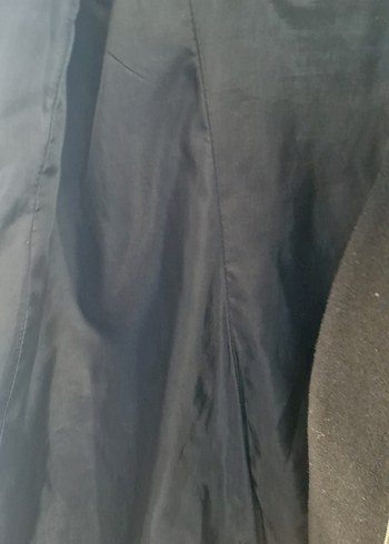 Siyah Midi Goth Kadın Ceket - Görsel 8