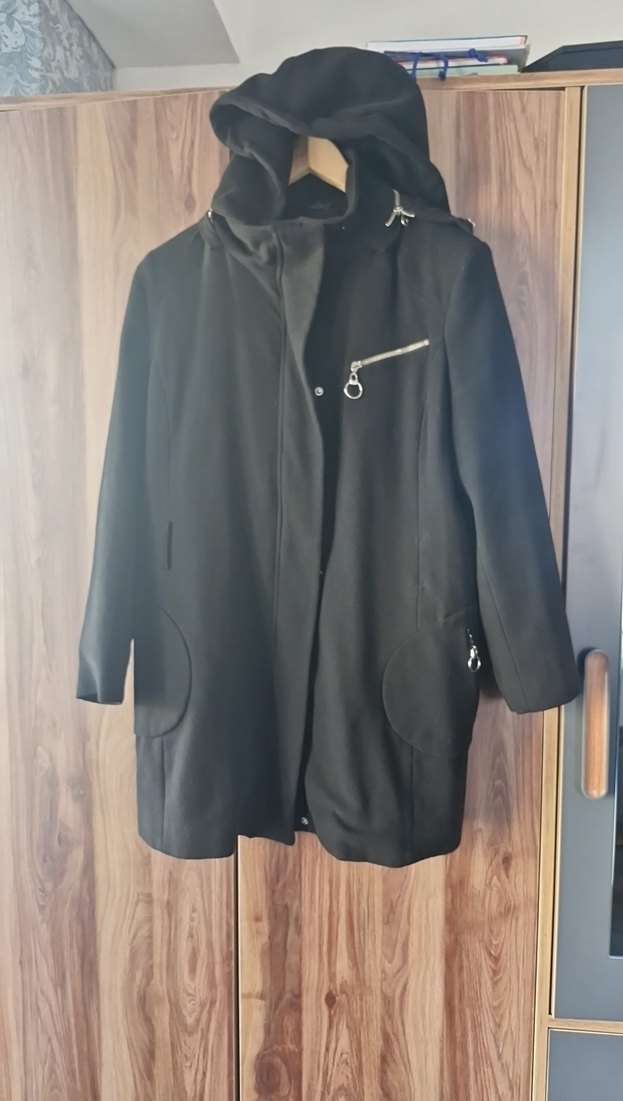 Siyah Midi Goth Kadın Ceket - Görsel 2