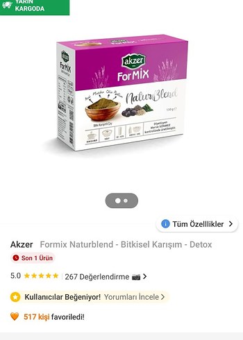 Akzer ForMix Bitki Karışımlı Toz Çay 150g - Görsel 8