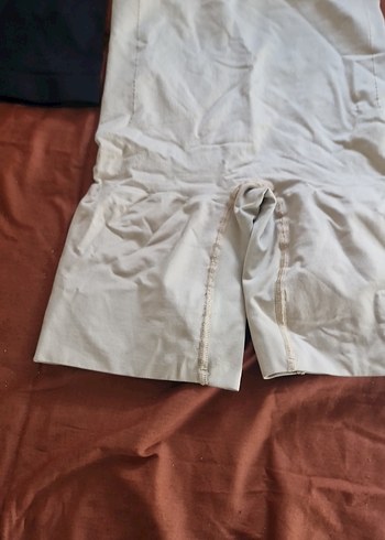 Düz Bej Mini Hamile Şortu korse - Görsel 9