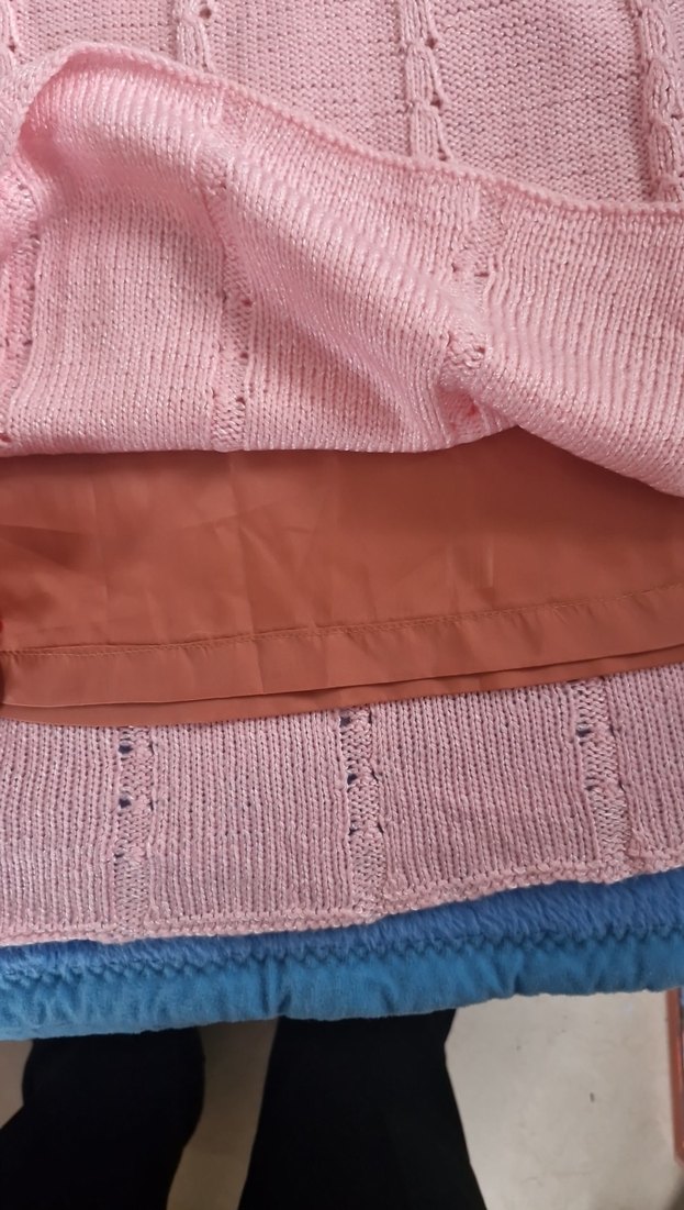 Pembe Örgü Bohem Triko Takım kesim ördüm - Görsel 5