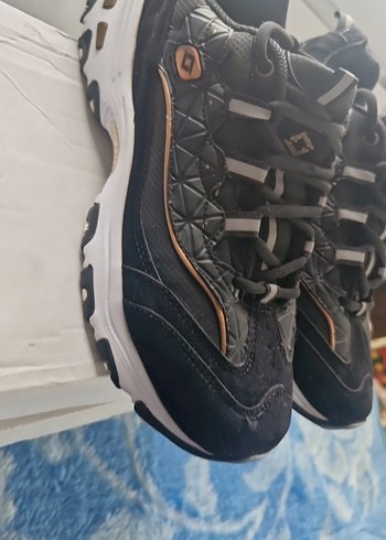 Yılan Desenli Siyah Spor Stiletto Sneaker - Görsel 3