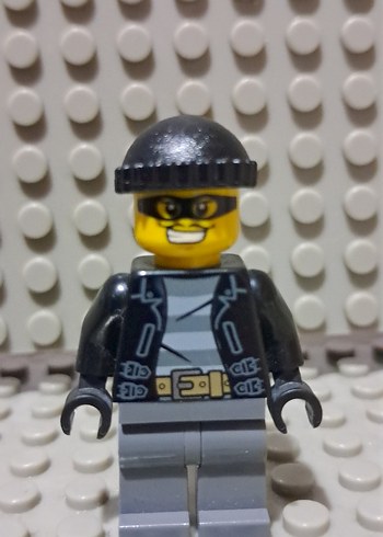 Gri Lego Figür - Siyah Ceketli