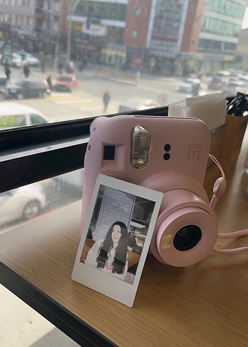 Pastel Pembe Instax Mini 12 Film Kamera