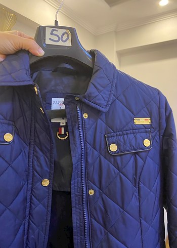 Düğmeli Mavi Kadın Midi Ceket - Görsel 2