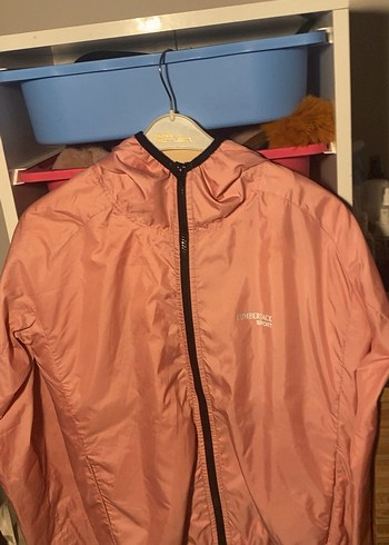 Pembe Kapüşonlu Fermuarlı Kadın Ceket - Görsel 3